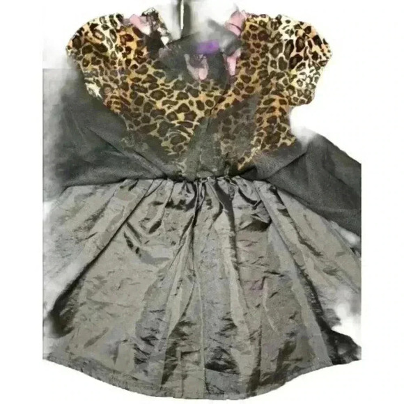 LEOPARD KITTY PRINCESS COSTUME XS 4 TCP CAT HALLOWEEN DRESS CHILDREN'S PLACE - Picture 5 of 8